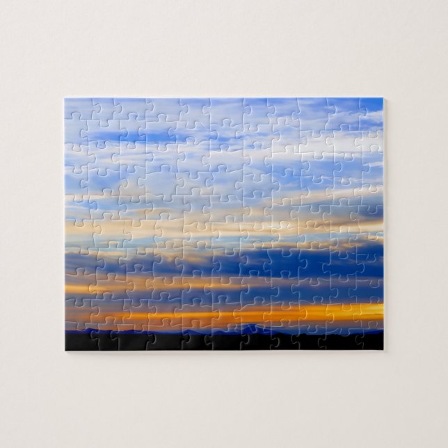 Puzzle Coucher de soleil brillant (Horizontal)