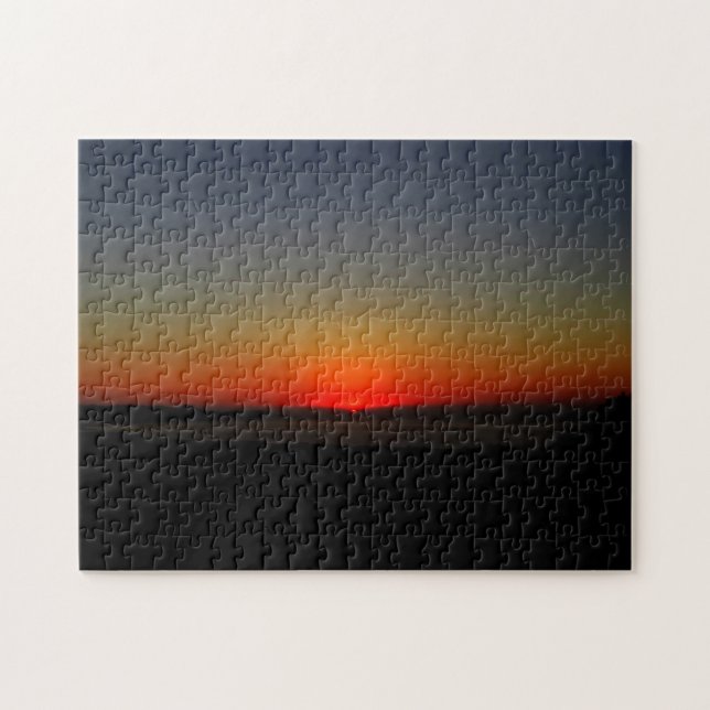 Puzzle Coucher de soleil dans l'eau (Horizontal)