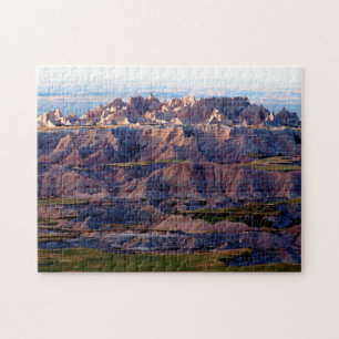 Puzzle Coucher de soleil dans les Badlands, Dakota du Sud