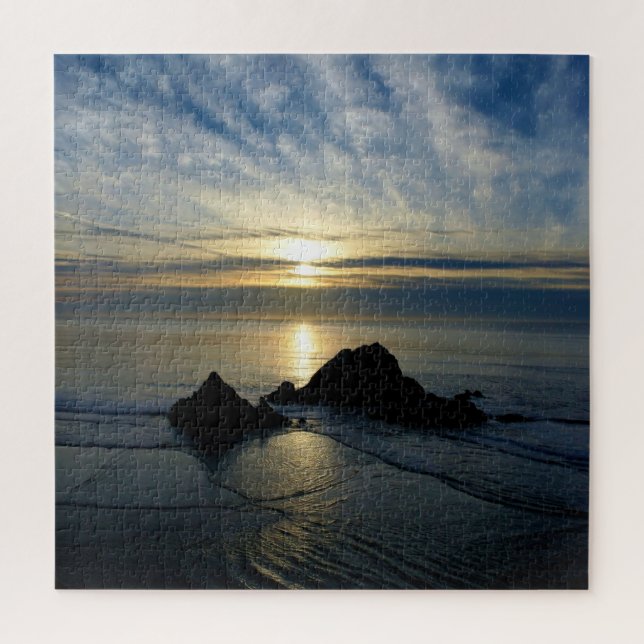 Puzzle Coucher de soleil de la côte du Pacifique - 20x20  (Vertical)