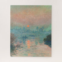 Coucher de soleil de Monet sur la Seine Impression
