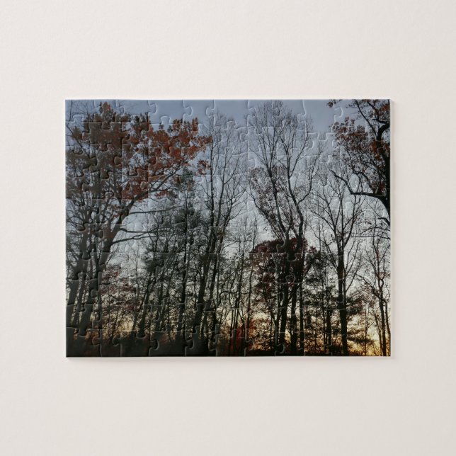Puzzle Coucher de soleil de novembre (Horizontal)