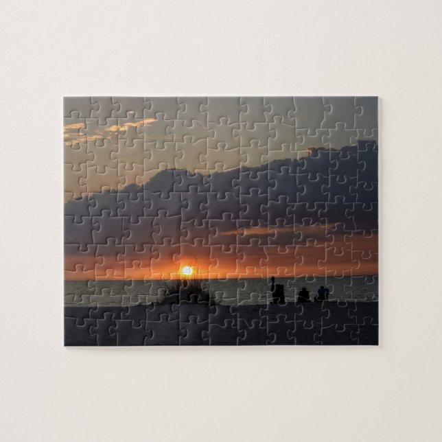 Puzzle Coucher de soleil de plage relaxant - 8x10 - 110 p (Horizontal)