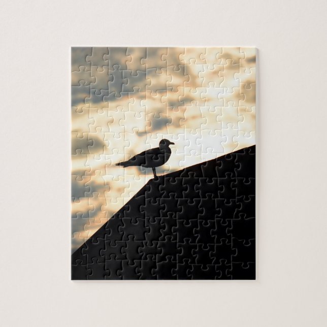Puzzle Coucher de soleil de Sea Gull (Vertical)