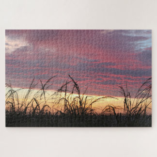 Puzzle Coucher de soleil en bord de mer