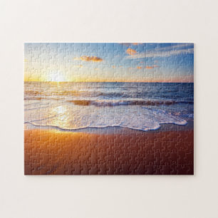 Puzzle Coucher de soleil et plage
