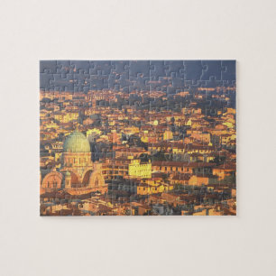 Puzzle Coucher de soleil Florence Italie 1995