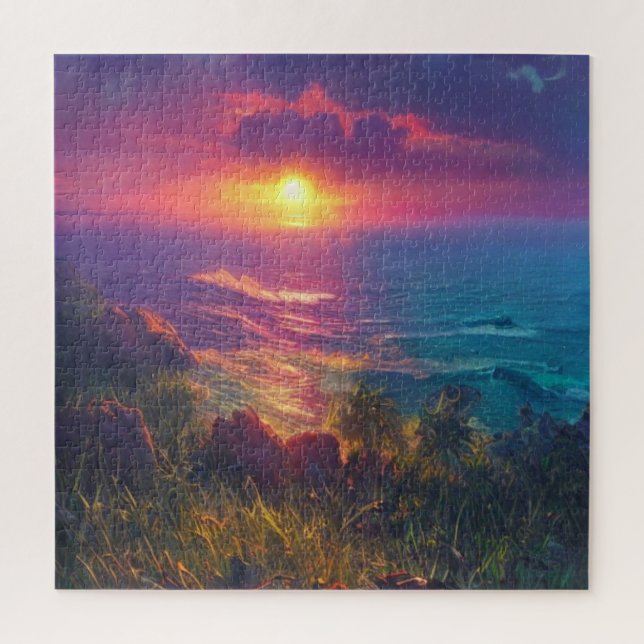 Puzzle Coucher de soleil Imaginaire (Vertical)