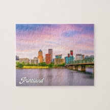 Coucher de soleil magnifique sur Portland, Oregon