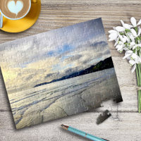 Coucher de soleil nuageux Pismo Beach Californie P
