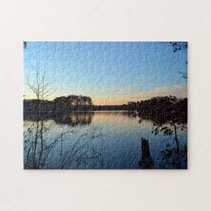 Puzzle Coucher de soleil "Presque parti" par Shirley Tayl