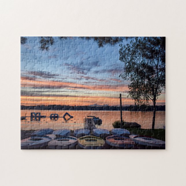 Puzzle Coucher de soleil Ramah de 252 pièces (Horizontal)