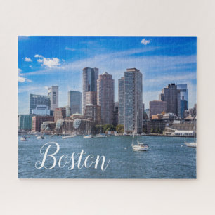 Puzzle Coucher de soleil sur Boston Massachusetts