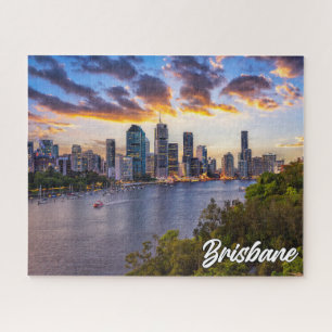 Puzzle Coucher de soleil sur Brisbane, Australie
