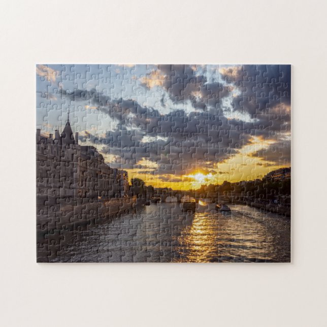 Puzzle Coucher de soleil sur Conciergerie - Paris, France (Horizontal)
