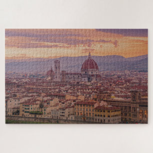Puzzle Coucher de soleil sur Florence, Italie