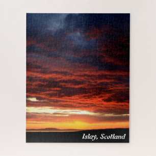 Puzzle Coucher de soleil sur Islay, Écosse