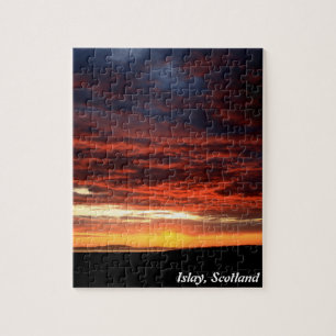 Puzzle Coucher de soleil sur Islay, Écosse