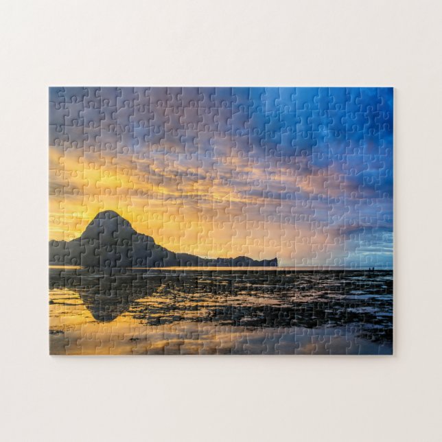 Puzzle Coucher de soleil sur la baie d'El Nido (Horizontal)