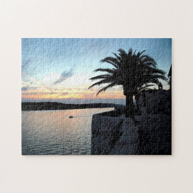 Puzzle Coucher de soleil sur la mer (Horizontal)