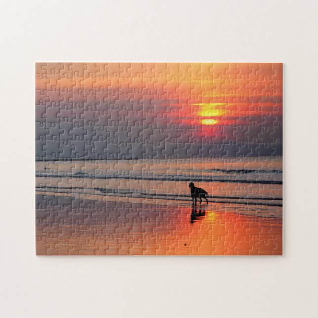 Puzzle Coucher de soleil sur la mer d'Irlande - 11x14 - 2 (Horizontal)