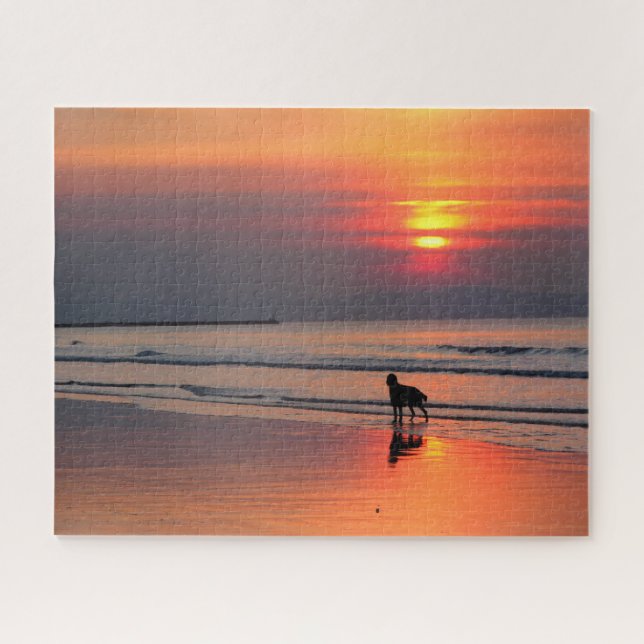Puzzle Coucher de soleil sur la mer d'Irlande - 16x20 - 5 (Horizontal)