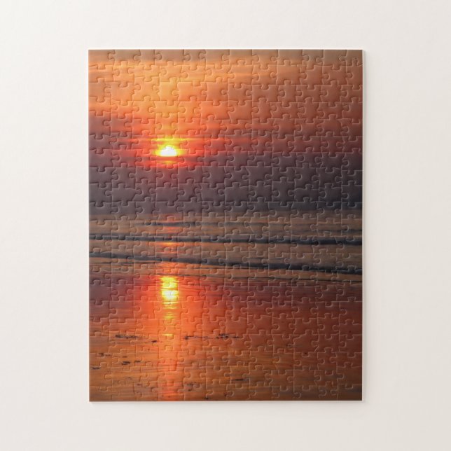 Puzzle Coucher de soleil sur la plage - 11x14 - 252 pcs (Vertical)