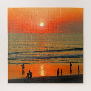 Puzzle coucher de soleil sur la plage de Bali