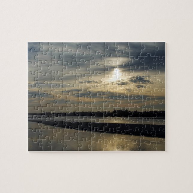 Puzzle Coucher de soleil sur la rivière (Horizontal)
