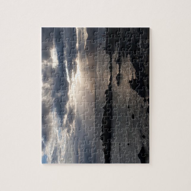 Puzzle Coucher de soleil sur Lanzarote (Vertical)