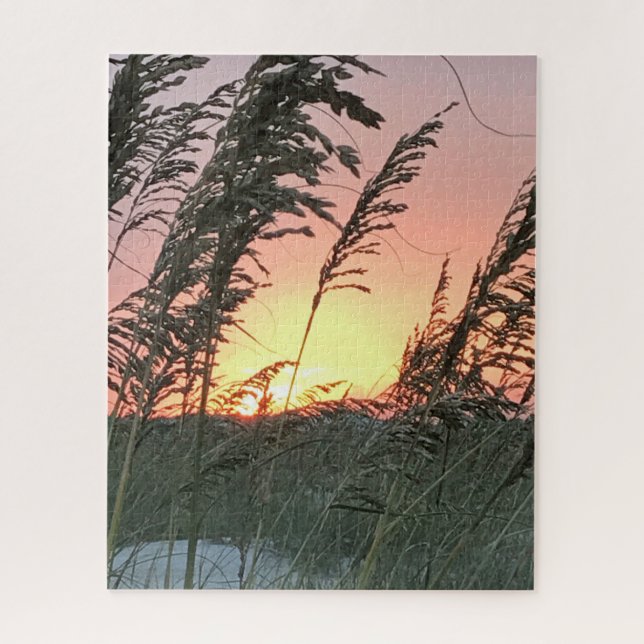 Puzzle Coucher de soleil sur l'avoine de la mer d'Anastas (Vertical)