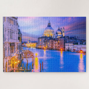 Puzzle Coucher de soleil sur le Grand Canal de Venise