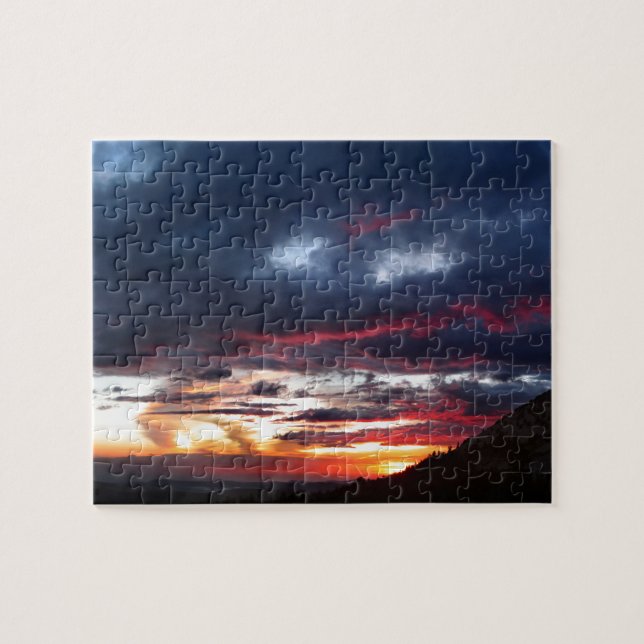 Puzzle Coucher de soleil sur le lac Ottoway - Yosemite -  (Horizontal)
