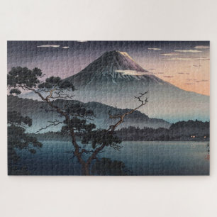 Puzzle Coucher de soleil sur le lac Saiko par Tsuchiya Ko