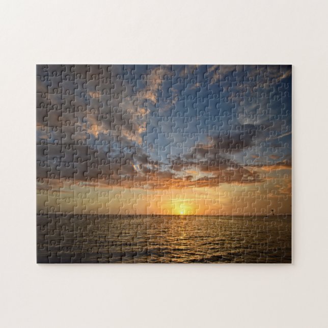 Puzzle Coucher de soleil sur l'eau - 11x14 - 252 pc (Horizontal)