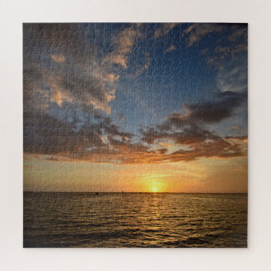 Puzzle Coucher de soleil sur l'eau - 20x20 - 676 pc