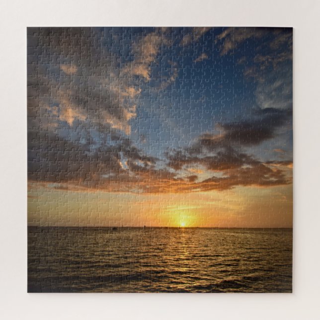 Puzzle Coucher de soleil sur l'eau - 20x20 - 676 pc (Vertical)