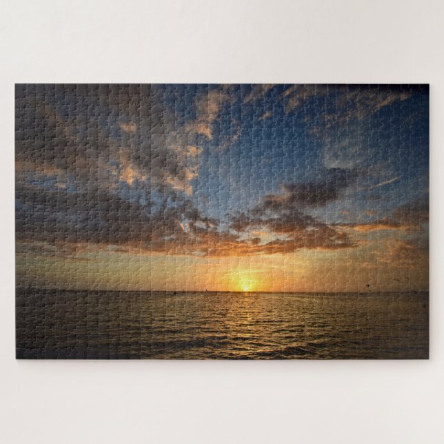 Puzzle Coucher de soleil sur l'eau - 20x30 - 1014 pcs (Horizontal)
