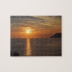 Puzzle Coucher de soleil sur les Cinque Terre, Italie - 8