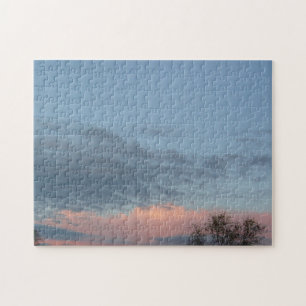 Puzzle Coucher de soleil sur les nuages roses
