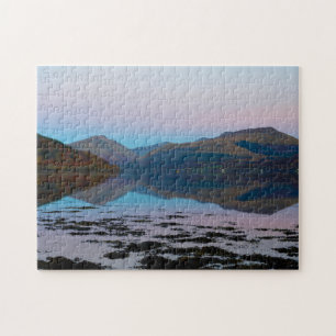 Puzzle Coucher de soleil sur Loch Fyne, Scotland Jigsaw p