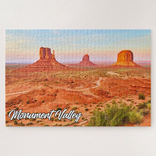 Puzzle Coucher de soleil sur Monument Valley, Arizona, Ét (Horizontal)