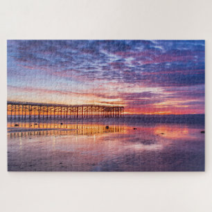 Puzzle Coucher de soleil sur Pacific Beach California Pie