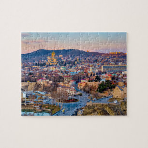 Puzzle Coucher de soleil sur Tbilissi