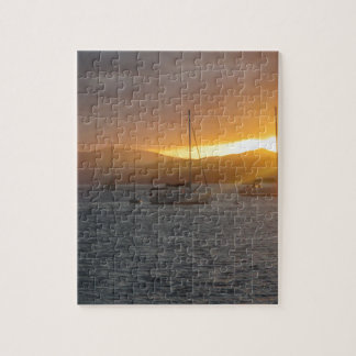Puzzle Coucher du soleil à l'île normande BVI
