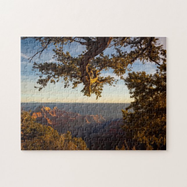 Puzzle Coucher du soleil au-dessus de canyon grand (Horizontal)