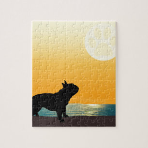 Puzzle Coucher du soleil de Surfside de bouledogue