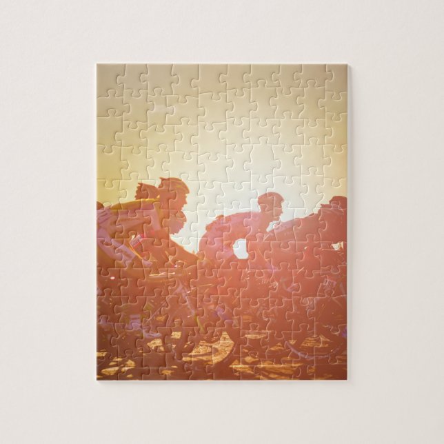 Puzzle Coucher du soleil de Tour de France (Vertical)