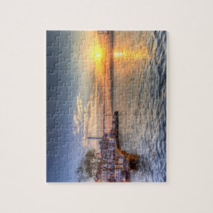 Puzzle Coucher du soleil Istanbul de Bosphorus