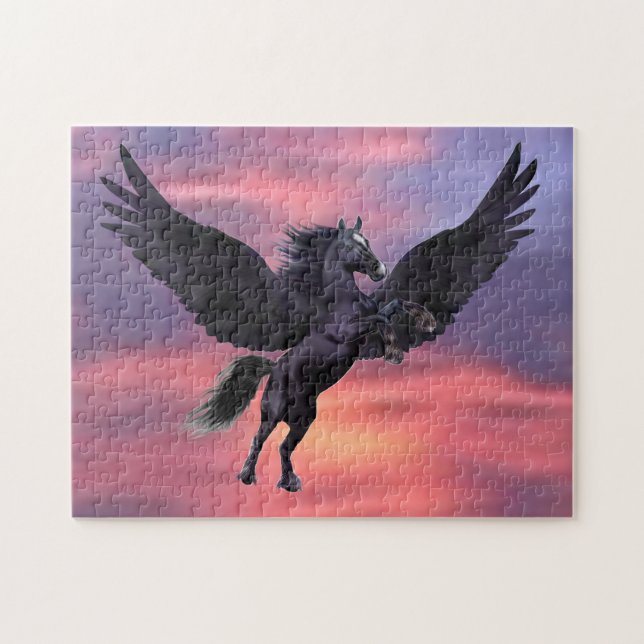 PUZZLE COUCHER DU SOLEIL MYSTIQUE PEGASUS (Horizontal)